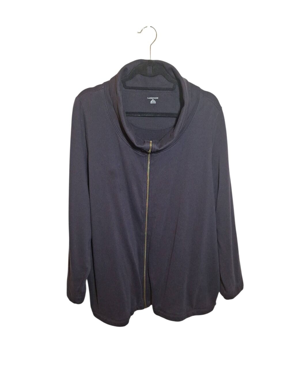 Land's End Cotton Zip up Sweatshirt